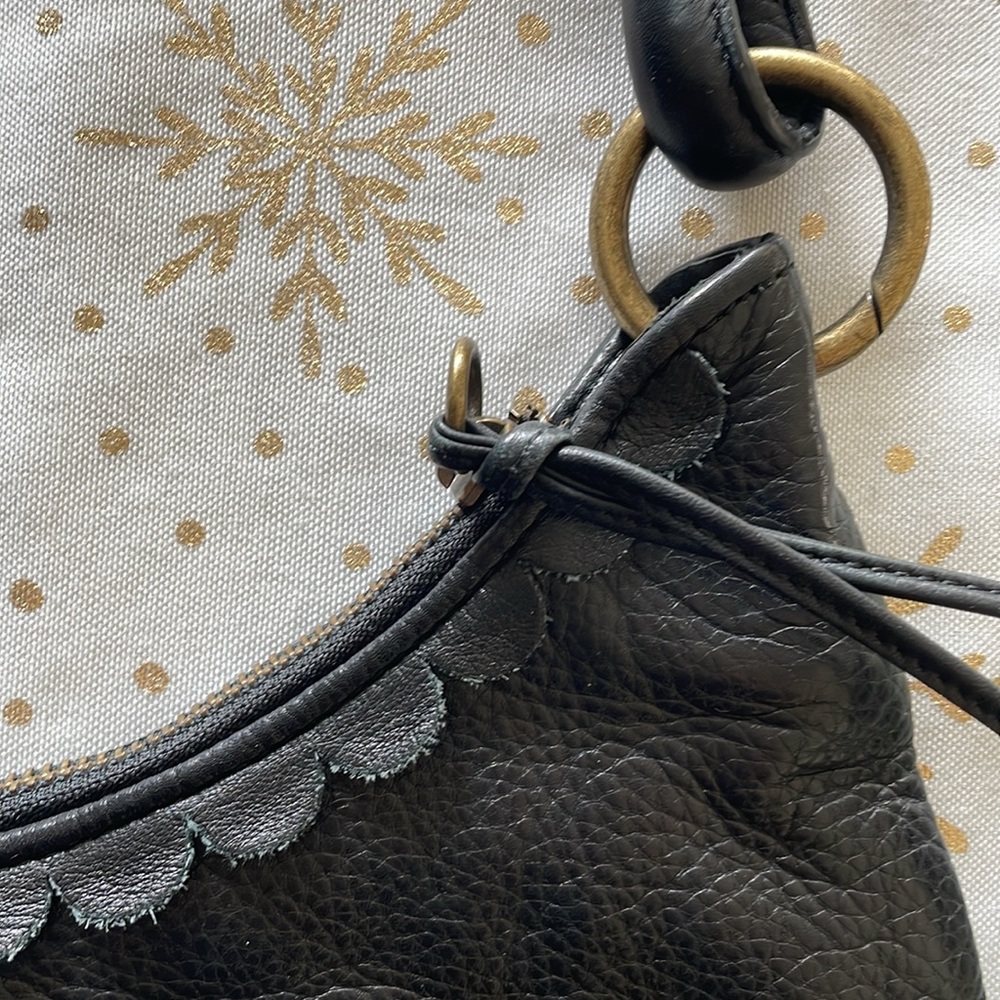 Isabella Fiore Embroidered Leather Bohemian Shoulder Bag Rare Perfect Vintage - Picture 4 of 11